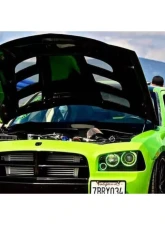 Black Ops Auto Works Sniper 1.0 Hood Carbon Fiber Inner and Outer Dodge Charger 2006-2010                                     - 240.0968IO - Image 6