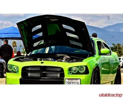 Black Ops Auto Works Sniper 1.0 Hood Carbon Fiber Inner and Outer Dodge Charger 2006-2010 - 240.0968IO