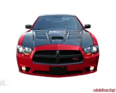 Black Ops Auto Works Sniper 2.0 Hood Carbon Fiber Inner and Outer Dodge Charger 2011-2014 - 240.0972IO
