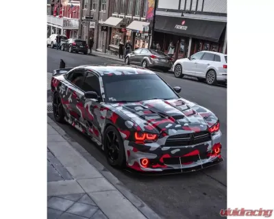 Black Ops Auto Works Sniper 2.0 Hood Carbon Fiber Inner and Outer Dodge Charger 2011-2014 - 240.0972IO