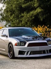 Black Ops Auto Works Sniper 2.0 Hood Carbon Fiber Inner and Outer Dodge Charger 2011-2014                                     - 240.0972IO - Image 8