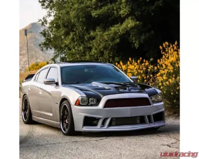 Black Ops Auto Works Sniper 2.0 Hood Carbon Fiber Inner and Outer Dodge Charger 2011-2014 - 240.0972IO