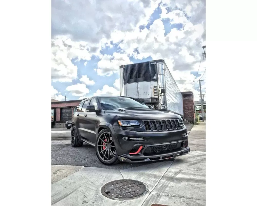 Black Ops Auto Works CFR Edition Front Splitter Fiberglass Jeep Grand Cherokee 2012-2016 - 240.0974
