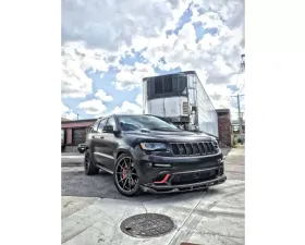 Black Ops Auto Works CFR Edition Front Splitter Carbon Fiber Jeep Grand Cherokee 2012-2016