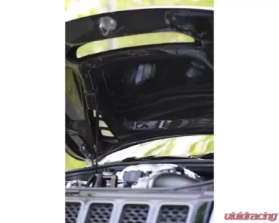 Black Ops Auto Works CFR Edition Hood Carbon Fiber Outer Piece W/ Fiberglass Inner Piece Jeep Grand Cherokee 2011-2021 - 240.0975