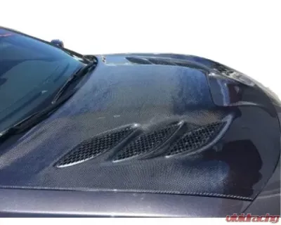 Black Ops Auto Works Carbon Fiber Sniper 3.0 Hood Carbon Fiber Top/ Fiberglass Inner Piece Dodge Charger 2015-2022 - 240.0992