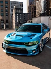 Black Ops Auto Works Carbon Fiber Sniper 3.0 Hood Carbon Fiber Top/ Fiberglass Inner Piece Dodge Charger 2015-2022                                     - 240.0992 - Image 3