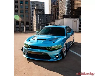 Black Ops Auto Works Carbon Fiber Sniper 3.0 Hood Carbon Fiber Top/ Fiberglass Inner Piece Dodge Charger 2015-2022 - 240.0992