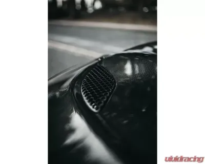 Black Ops Auto Works Carbon Fiber Sniper 3.0 Hood Carbon Fiber Top/ Fiberglass Inner Piece Dodge Charger 2015-2022 - 240.0992