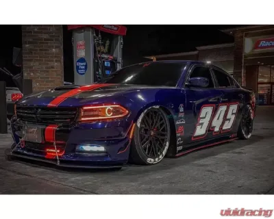 Black Ops Auto Works Carbon Fiber Sniper 3.0 Hood Carbon Fiber Top/ Fiberglass Inner Piece Dodge Charger 2015-2022 - 240.0992