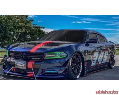 Black Ops Auto Works Carbon Fiber Sniper 3.0 Hood Carbon Fiber Top/ Fiberglass Inner Piece Dodge Charger 2015-2022 - 240.0992