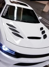 Black Ops Auto Works Carbon Fiber Sniper 3.0 Hood Carbon Fiber Top/ Fiberglass Inner Piece Dodge Charger 2015-2022                                     - 240.0992 - Image 15