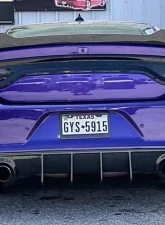 Black Ops Auto Works Rear Diffuser Fiberglass Dodge Charger 2015-2020                                     - 240.0995 - Image 3