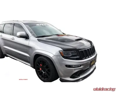 Black Ops Auto Works Sniper Hood Wk2 Carbon Fiber Outer Piece W/ Fiberglass Inner Piece Jeep Grand Cherokee 2011-2021 - 240.0997