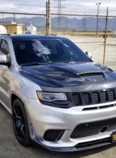 Black Ops Auto Works Sniper Hood Wk2 Carbon Fiber Outer Piece W/ Fiberglass Inner Piece Jeep Grand Cherokee 2011-2021                                     - 240.0997 - Image 2