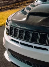 Black Ops Auto Works Sniper Hood Wk2 Carbon Fiber Outer Piece W/ Fiberglass Inner Piece Jeep Grand Cherokee 2011-2021                                     - 240.0997 - Image 4