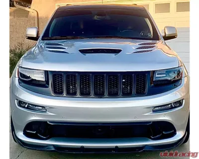 Black Ops Auto Works Sniper Hood Wk2 Carbon Fiber Outer Piece W/ Fiberglass Inner Piece Jeep Grand Cherokee 2011-2021 - 240.0997