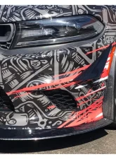 Black Ops Auto Works Lip Splitter Carbon Fiber Dodge Charger 2015-2021                                     - 240.1008 - Image 4