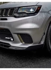 Black Ops Auto Works TrackDemon Front Splitter WK2 Fiberglass Jeep Grand Cherokee 2017-2021                                     - 240.1012 - Image 5