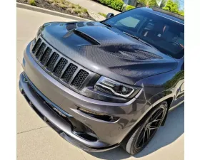 Black Ops Auto Works Headlight Covers WK2 Fiberglass Jeep Grand Cherokee 2014-2021