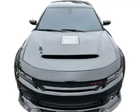 Black Ops Auto Works Demon Hood Carbon Fiber Outer Piece W/ Fiberglass Inner Piece Dodge Charger 2015-2022