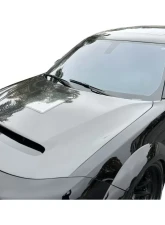 Black Ops Auto Works Demon Hood Carbon Fiber Outer Piece W/ Fiberglass Inner Piece Dodge Charger 2015-2022                                     - 240.1036 - Image 2