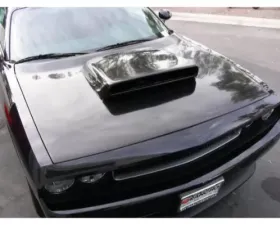 Black Ops Auto Works Super Stock Carbon Fiber Hood Carbon Fiber Outer Piece W/ Fiberglass Inner Piece Dodge Challenger 2008-2022