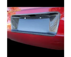 Black Ops Auto Works Carbon Fiber License Backing Plate Dodge Charger 2011-2014