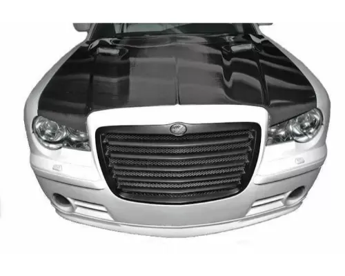 Black Ops Auto Works Hood Challenger Style Carbon Fiber Inner and Outer Chrysler 300 2005-2010 - 240.096