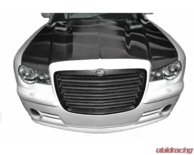 Black Ops Auto Works Hood Challenger Style Carbon Fiber Inner and Outer Chrysler 300 2005-2010 - 240.096