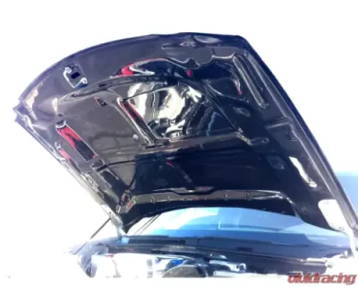 Black Ops Auto Works Paramedic Hood Wk1 Carbon Fiber Outer Piece and Fiberglass Inner Piece Jeep Grand Cherokee 2005-2010 - 240.0966