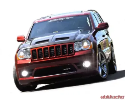 Black Ops Auto Works Paramedic Hood Wk1 Carbon Fiber Outer Piece W/ Carbon Fiber Inner Piece Jeep Grand Cherokee 2005-2010 - 240.0966IO