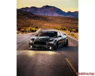 Black Ops Auto Works Sniper 2.0 Hood Fiberglass Dodge Charger 2011-2014 - 240.0972FG