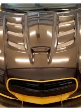Black Ops Auto Works Sniper 2.0 Hood Carbon Fiber Inner and Outer Dodge Charger 2011-2014                                     - 240.0972IO - Image 6