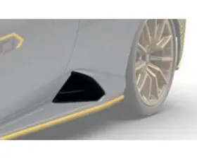 Black Ops Auto Works STO Carbon Fiber Side Skirt Inlet Lamborghini Huracan 2022-2023