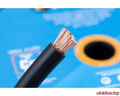 Memphis Audio 1/0 Gauge Black Wire 2 OhmFt. Spool - 0FB25