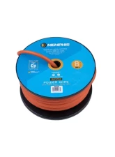 Memphis Audio 8 Gauge Orange Wire 250 Ft. Spool                                     - 8FO250 - Image 2
