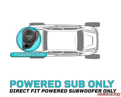 Memphis Audio OEM Powered Subwoofer Can-Am X3 2017+ - CANAMX310SE
