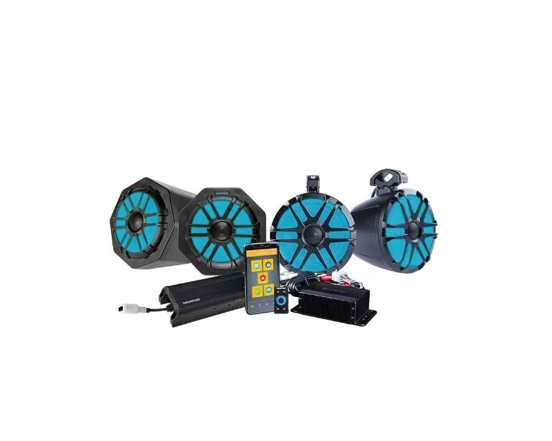 Memphis Audio PRO 4 Package Polaris General 2016+ - GENPRO4