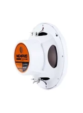 Memphis Audio MXA 6.5" White with Blue LED OEM Fit Speaker                                     - MXA602SLW - Image 3