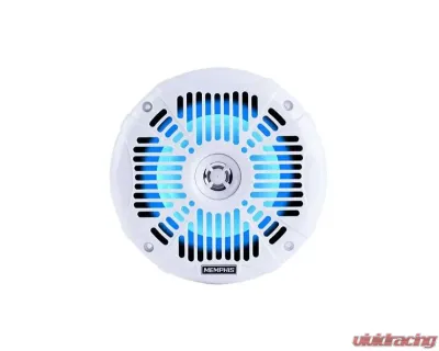 Memphis Audio MXA 6.5" White with Blue LED OEM Fit Speaker - MXA602SLW
