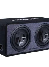 Memphis Audio Dual 12" 1 OhmLoaded Enclosure                                     - PRXE12D1 - Image 2