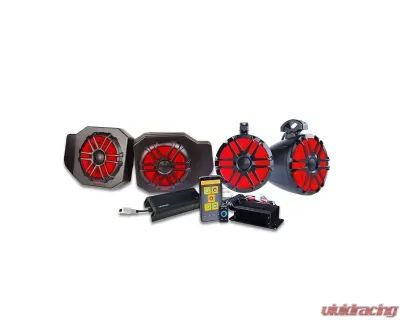 Memphis Audio PRO 4 Package Polaris Ranger XP900 | 1000 2018+ - RGR18PRO41