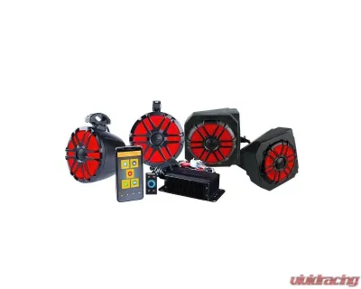 Memphis Audio Core 4 Package Polaris Ranger XP900 | 1000 2013-2017 - RGRCORE4
