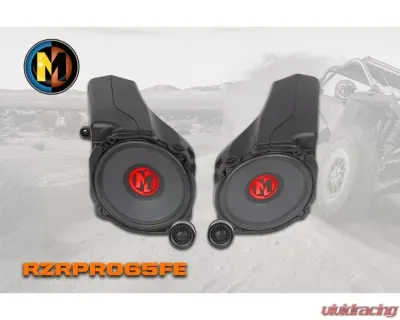 Memphis Audio Pair Front Pods Polaris RZR PRO 2020+ - RZRPRO65FE