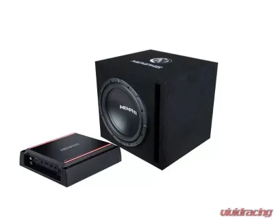 Memphis Audio 12" Single SR Ported Enclosure Bass Systems with 250w Amplifier - SRXE112VP