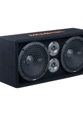 Memphis Audio Dual 10" 2 Way Full Range Loaded Enclosure Subwoofers                                     - SRXPE10D4F - Image 4