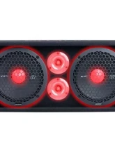 Memphis Audio Dual 10" 2 Way Full Range Loaded Enclosure Subwoofers                                     - SRXPE10D4F - Image 5