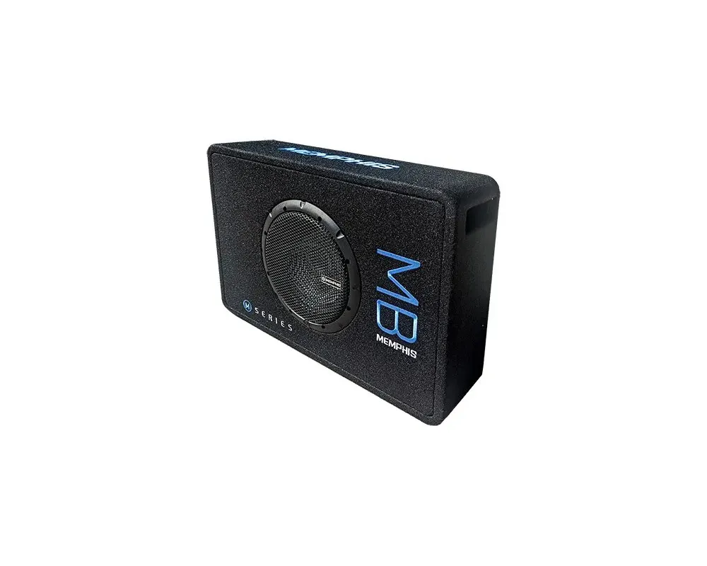 Memphis Audio Single 2/44 Ohm Selectable 8" MB Loaded Subwoofer Enclosure - MBE8S24