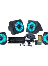 Memphis Audio Pro4 Front & Rear Interior Audio System Polaris Ranger XP 1000 2018+                                     - RGR18PRO4I - Image 6